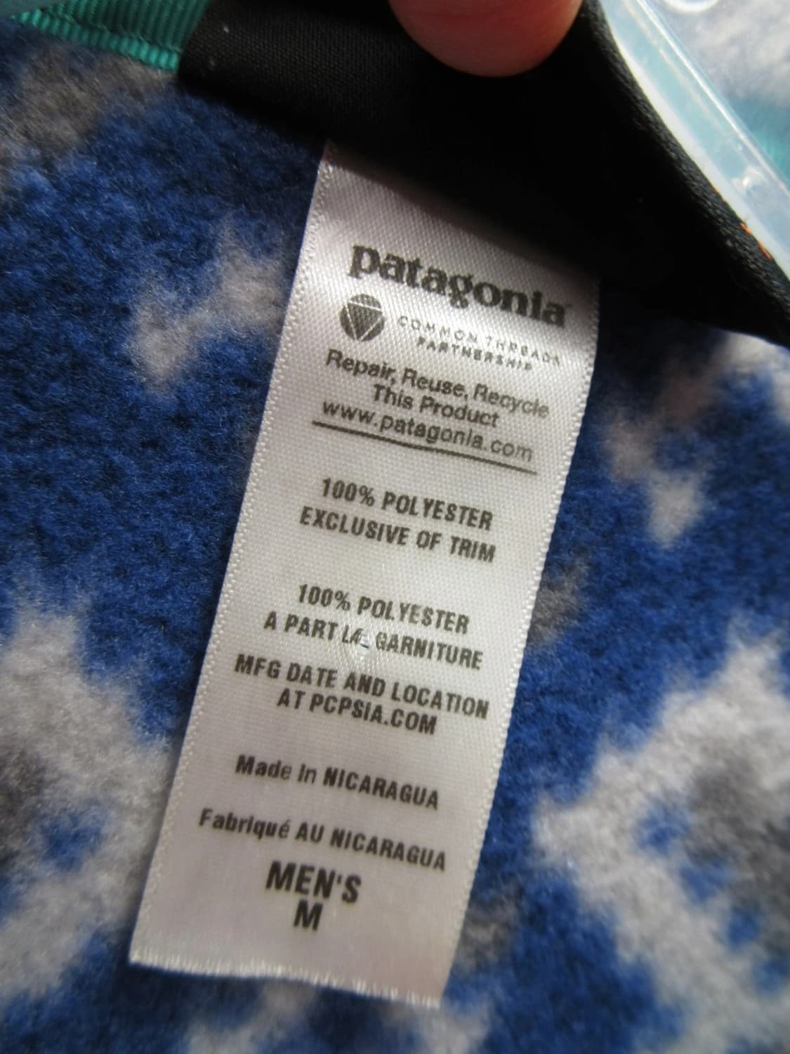 10s 파타고니아 신칠라 스냅-T 툰드라 클러스터 패턴 상품이미지5