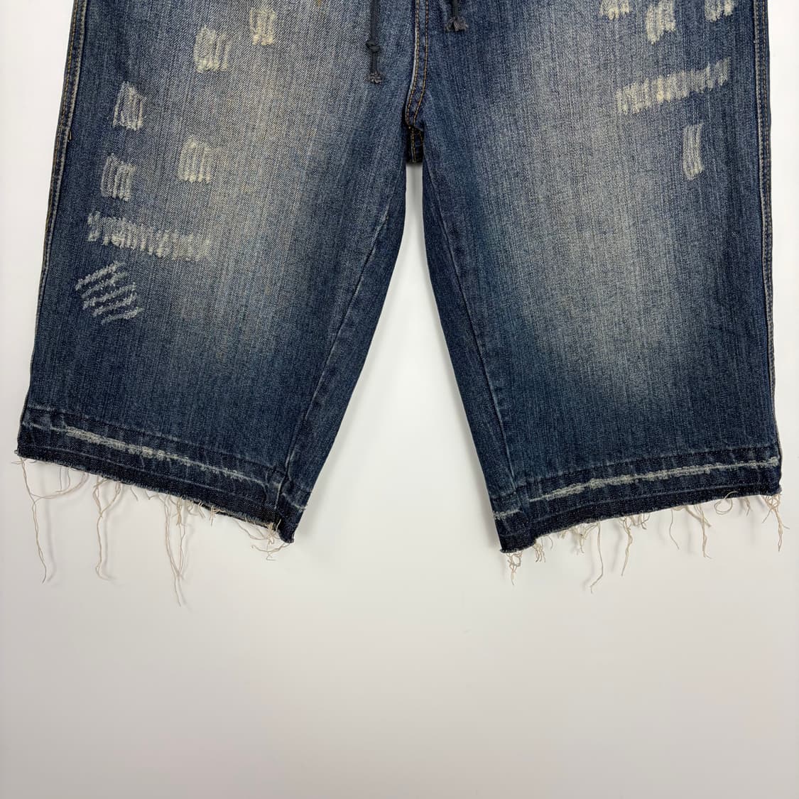 돌체앤가바나 레이어드 데님 반바지 팬츠 상품이미지4