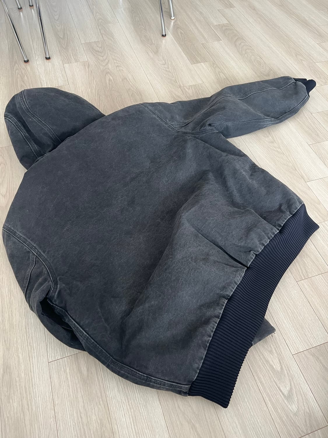 (L)칼하트 J130 BLK 블랙 빈티지 액티브 자켓 상품이미지8