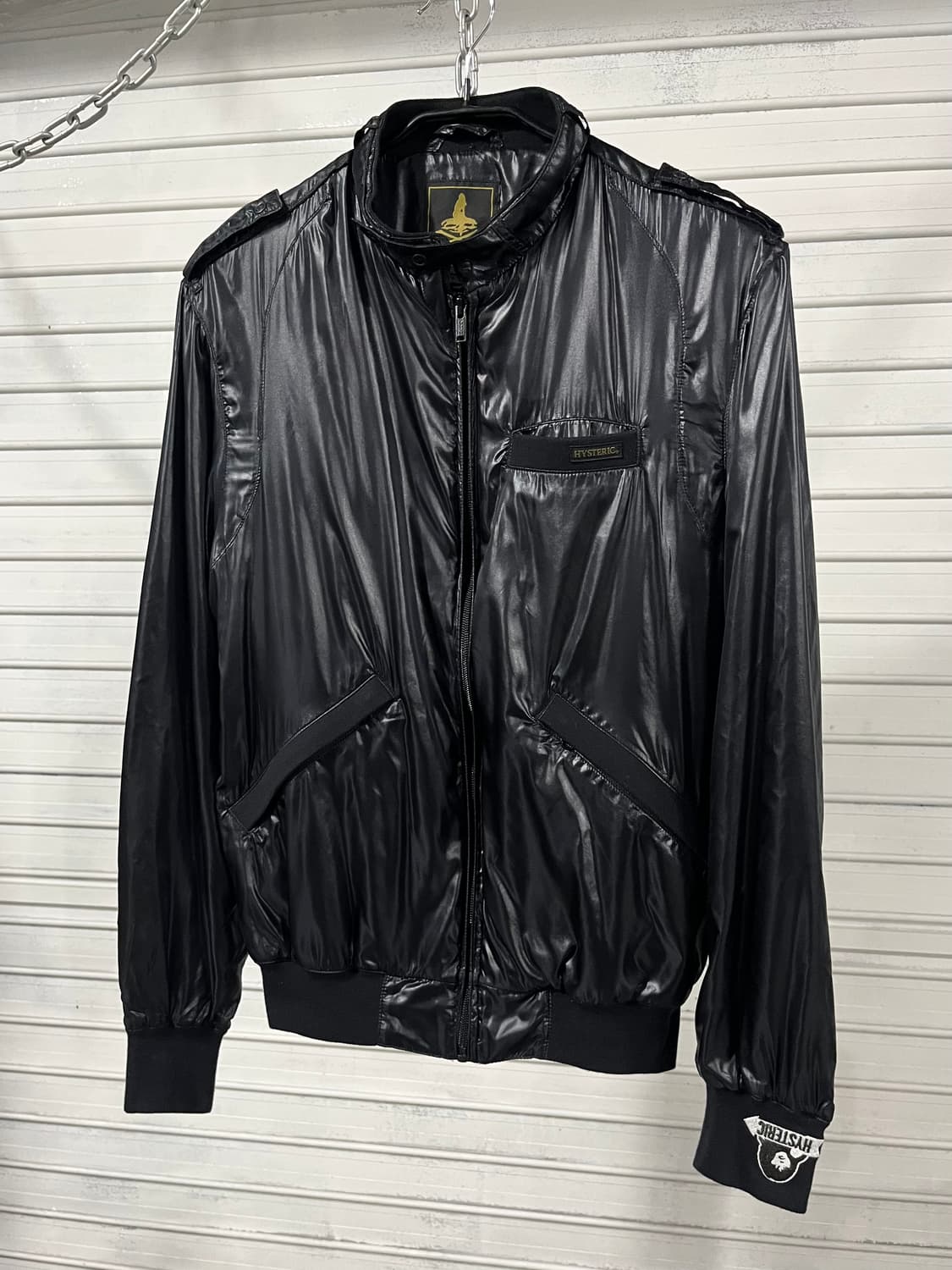 00s Hysteric Glamour nylon biker jacket 상품이미지5