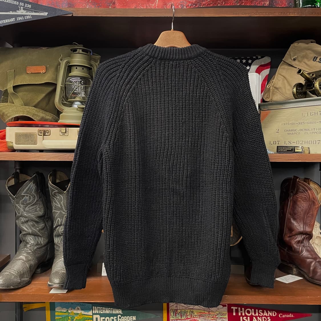 폴로 랄프로렌 신형 라벨 헤비 울 모크 넥 니트 스웨터 컨트리 상품이미지2