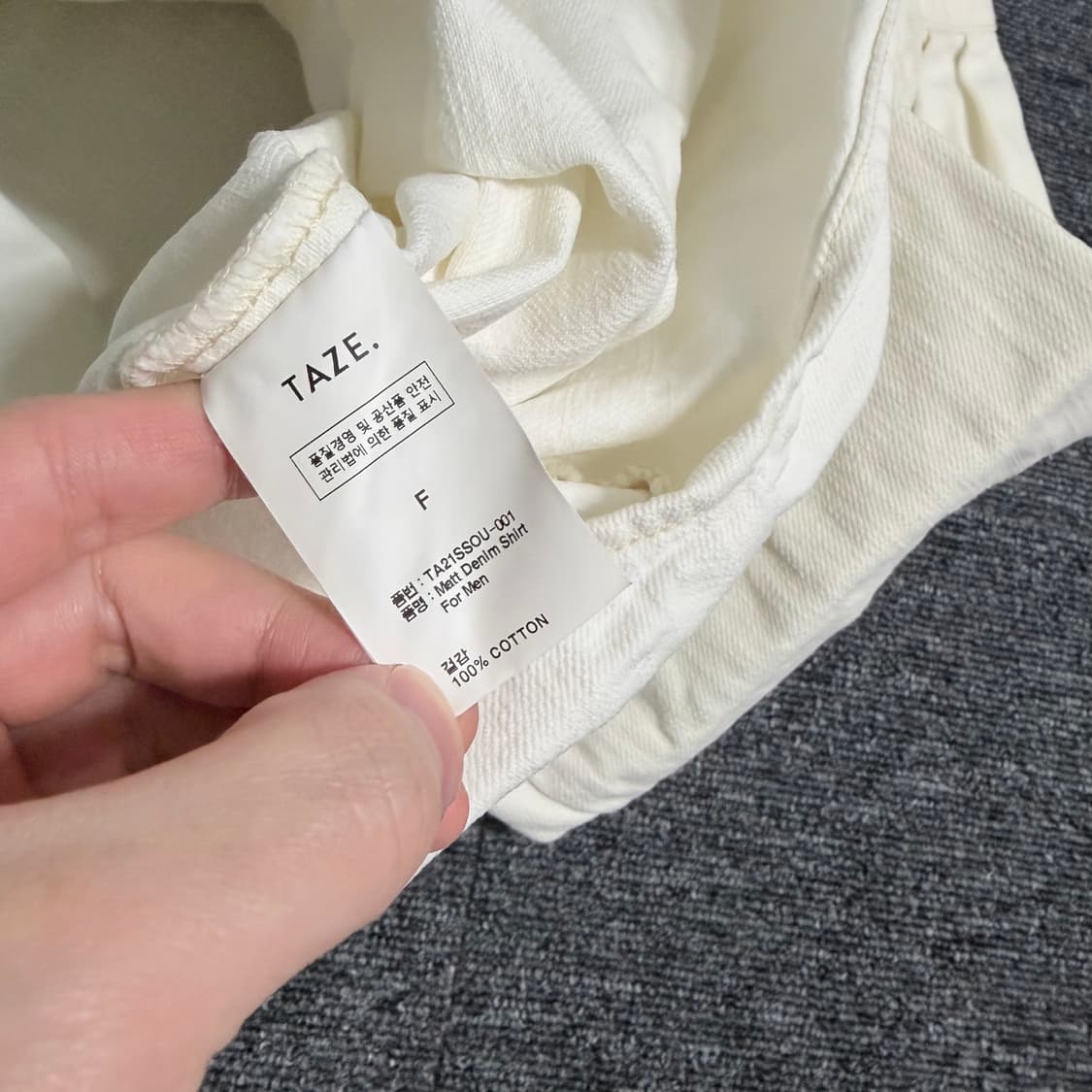 TAZE 워크 셔츠 상품이미지5