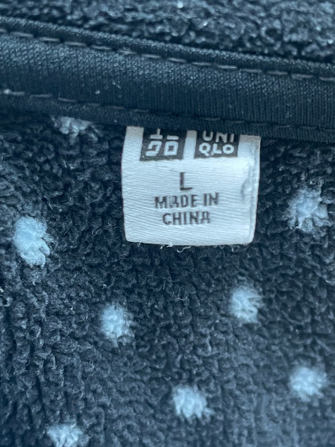 유니클로 빈티지 땡땡이 플리스 후리스 상품이미지3