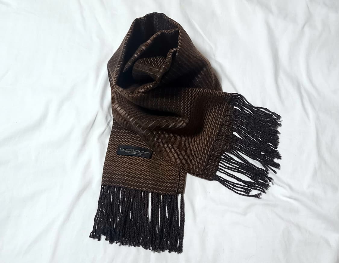 페르난도 소렌슨 캐시미어 머플러 브라운 상품이미지1