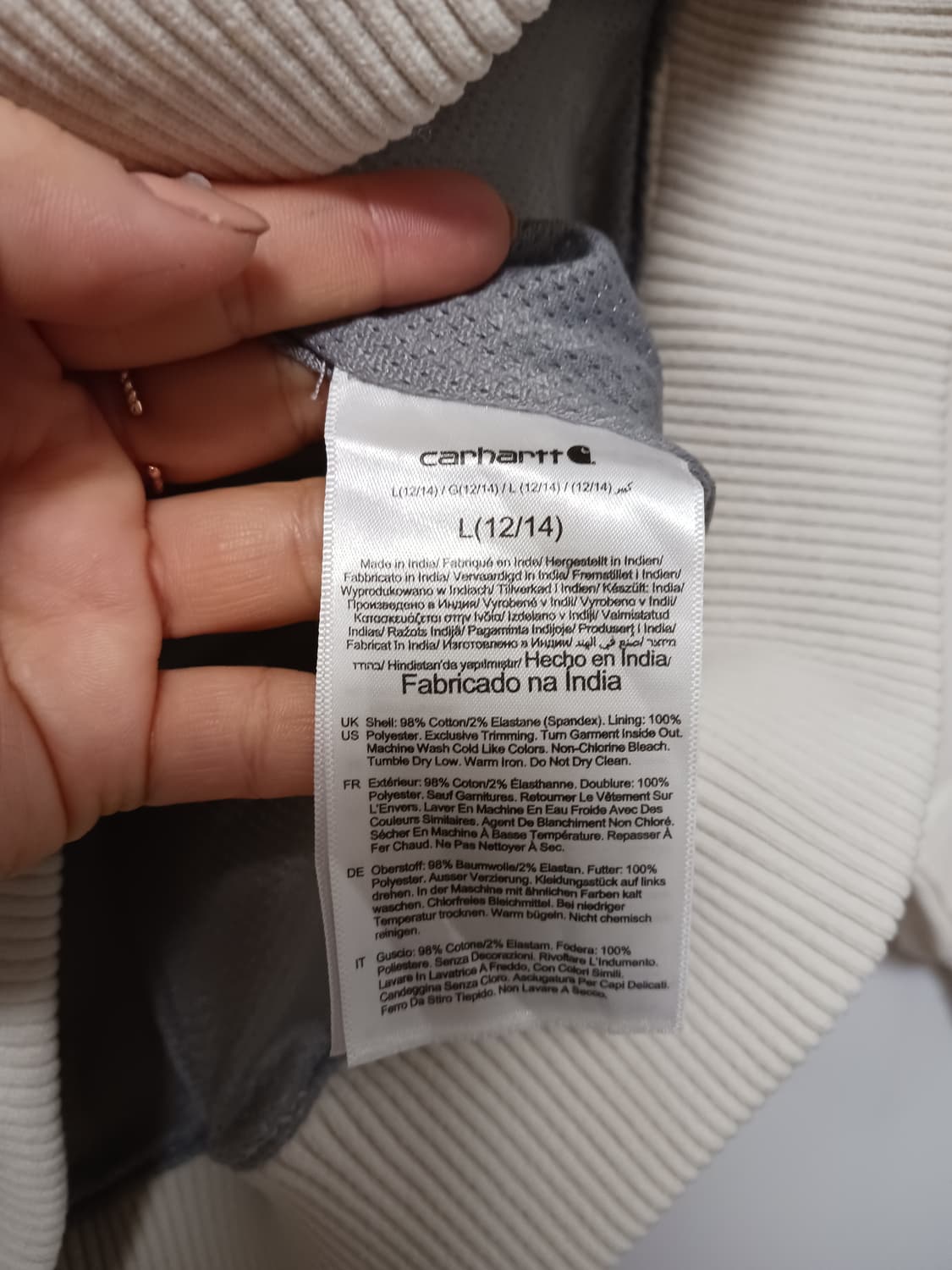 칼하트 켄버스 아동 여성용 블루종 상품이미지3