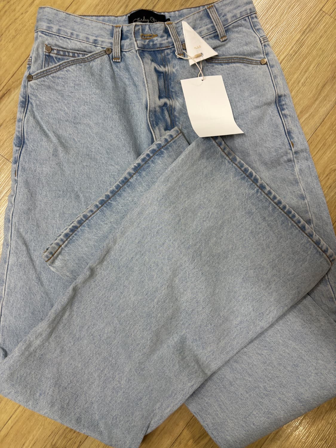 stu 플레어 데님팬츠 연청 상품이미지4