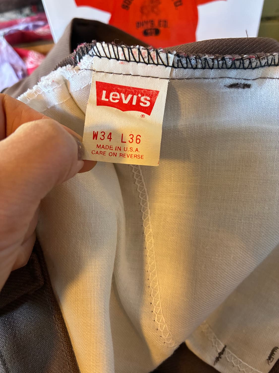 80s Levi’s STA-PREST Bootcut Pants 상품이미지7