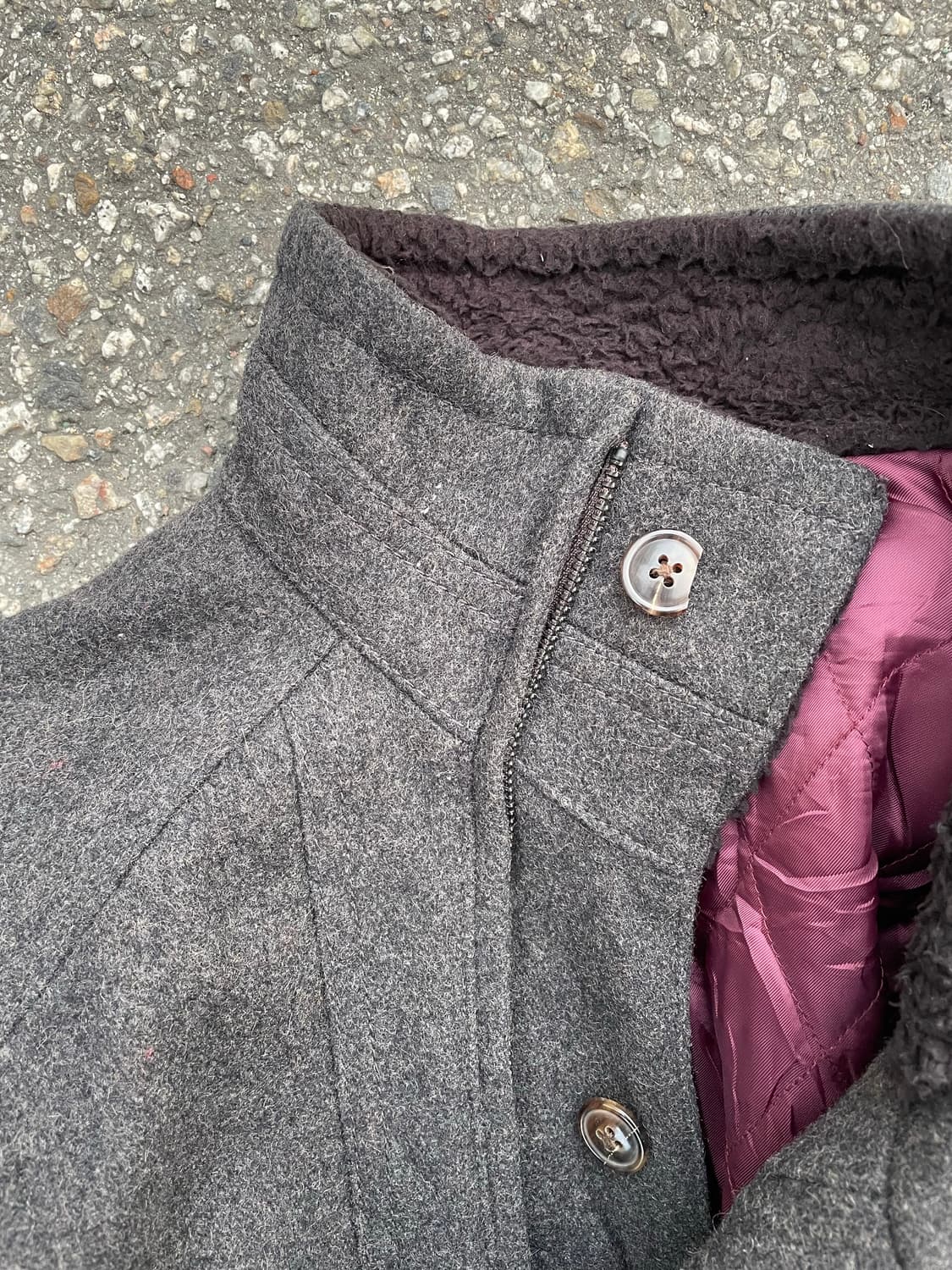 Halb 하이넥 울자켓 상품이미지4