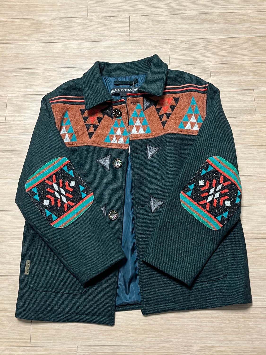 엔더슨벨 울 하프 코트 M 상품이미지2