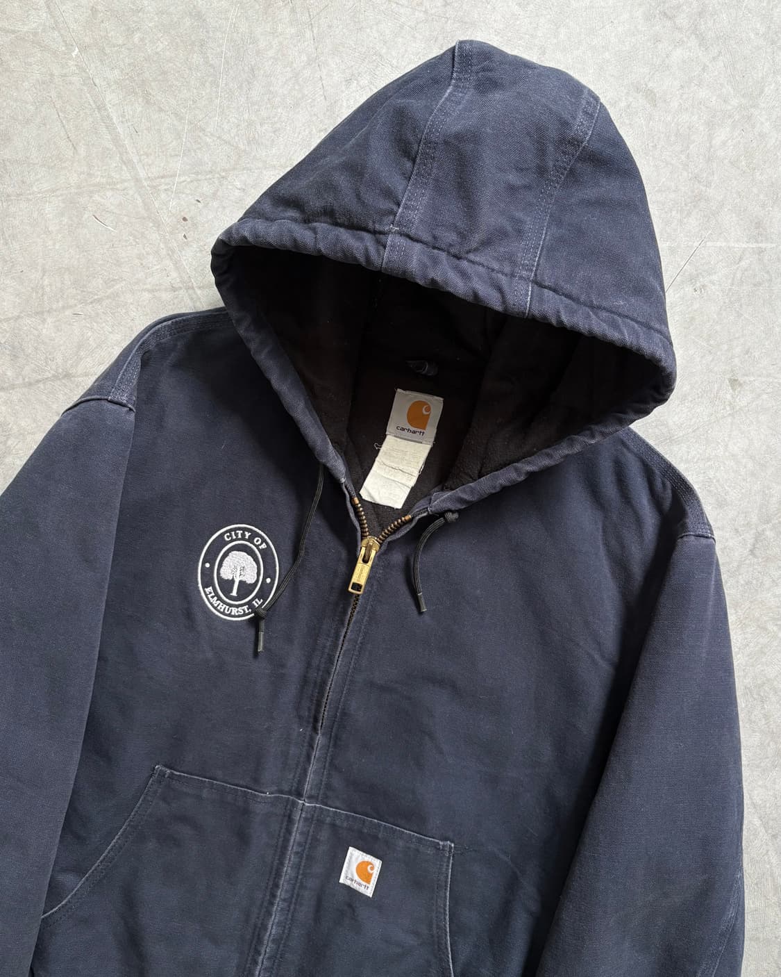 Carhartt 칼하트 네이비 덕 액티브 워크 자켓 상품이미지2