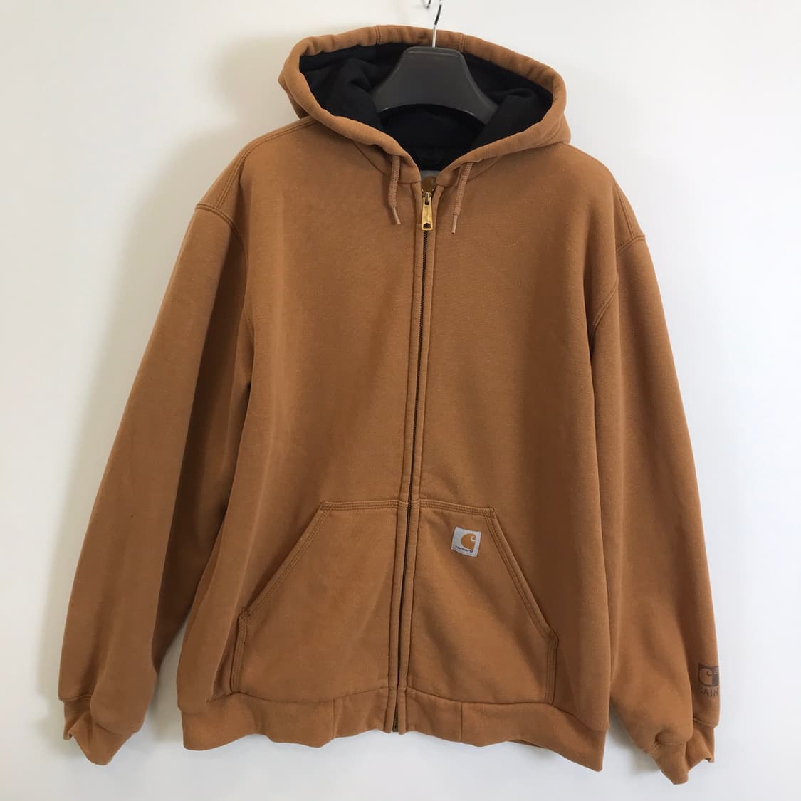 칼하트 레인디펜더 써멀 후드집업 카멜 [M] 상품이미지1