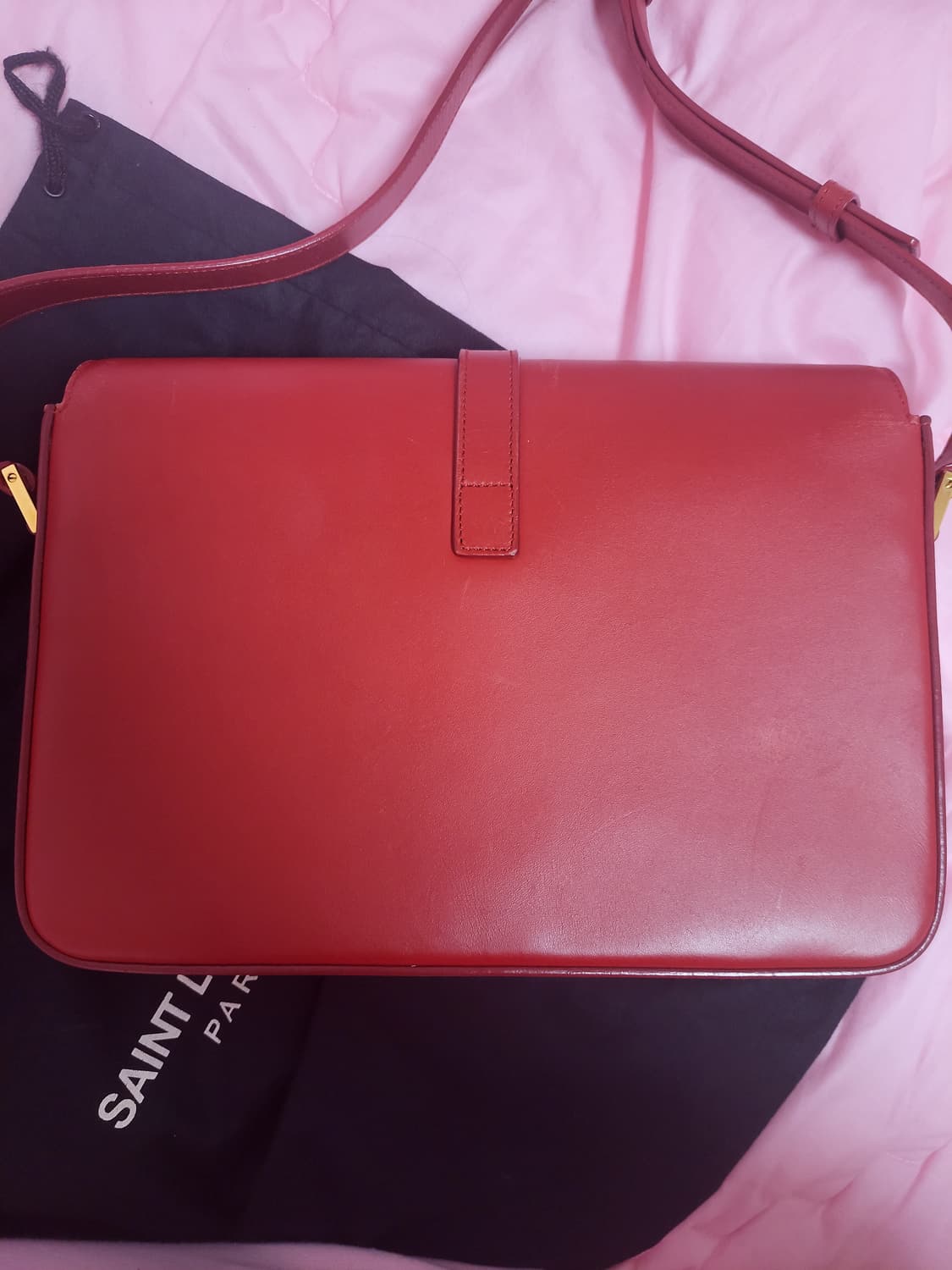 정품)급처상태양호!생로랑 유니버시티 선미가방 크로스백 숄더백 상품이미지3