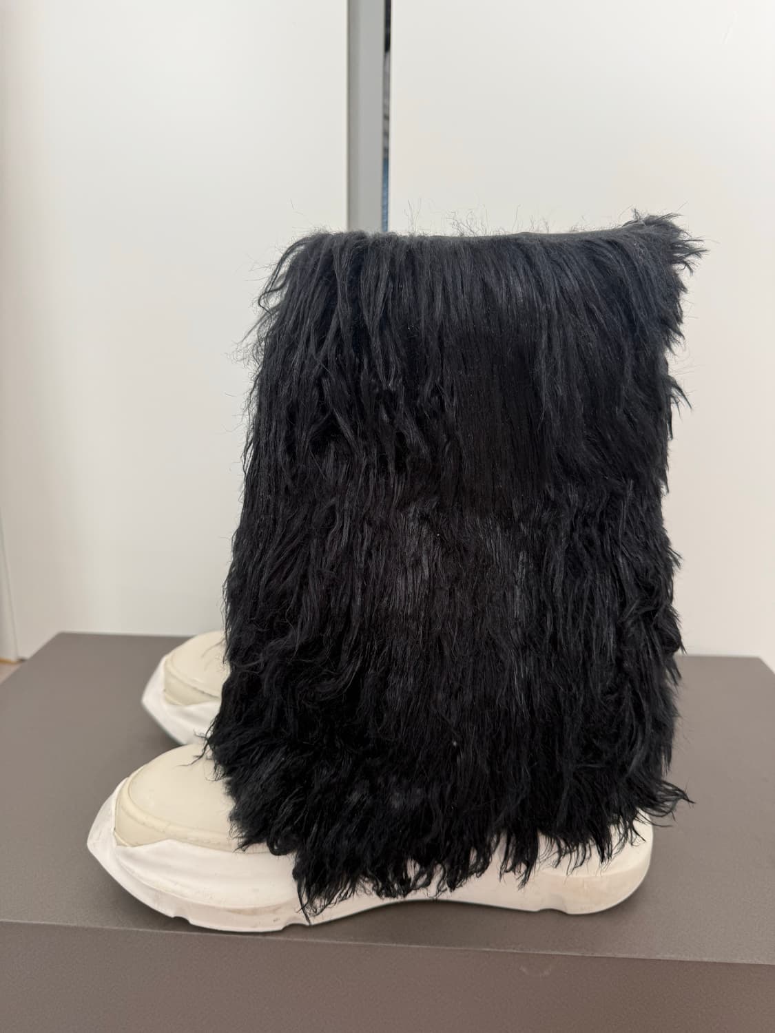 릭오웬스 다크쉐도우 왁스드 페이크퍼 부츠 43 상품이미지5