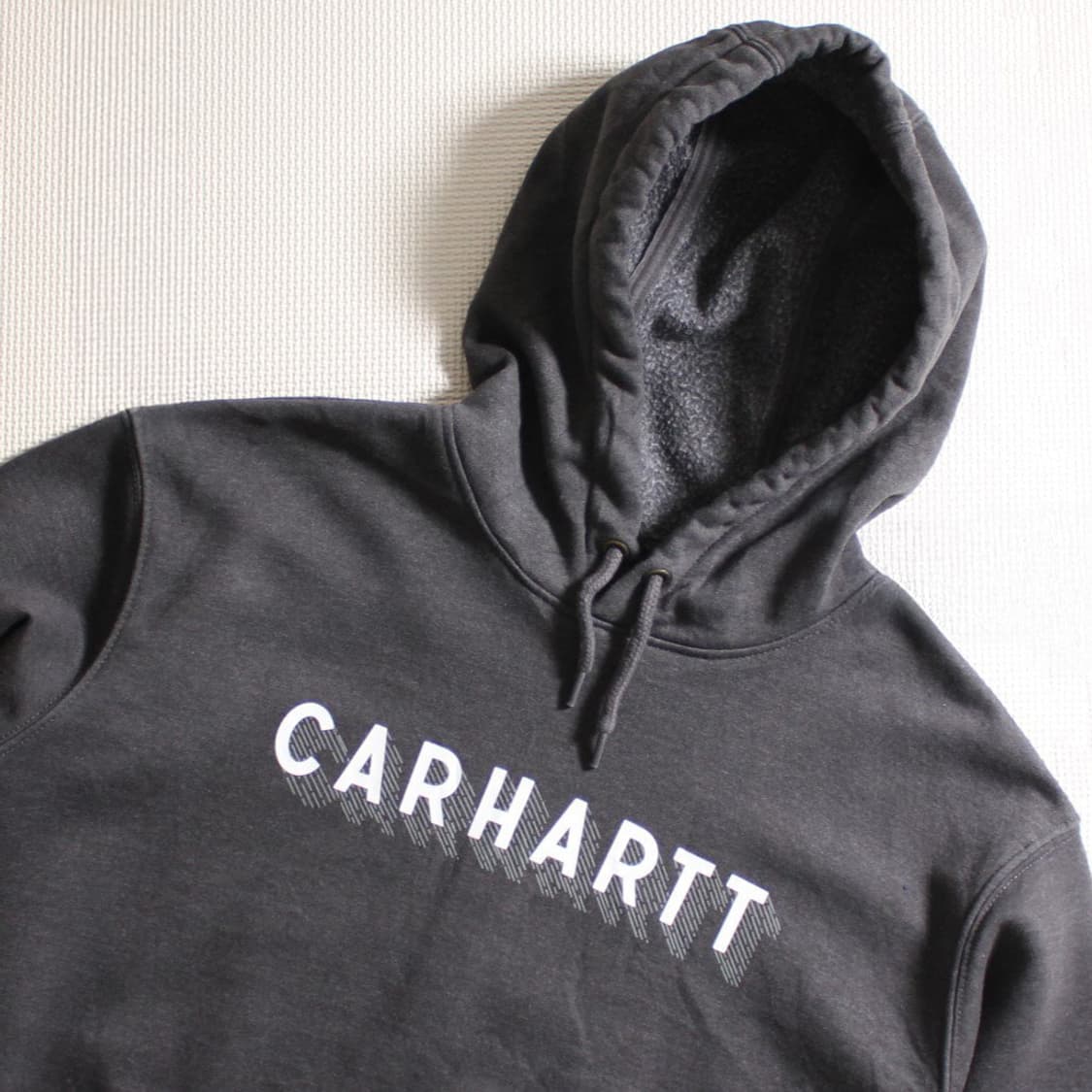 Carhartt 칼하트 레인 디펜더 로고 기모 후드티 상품이미지3