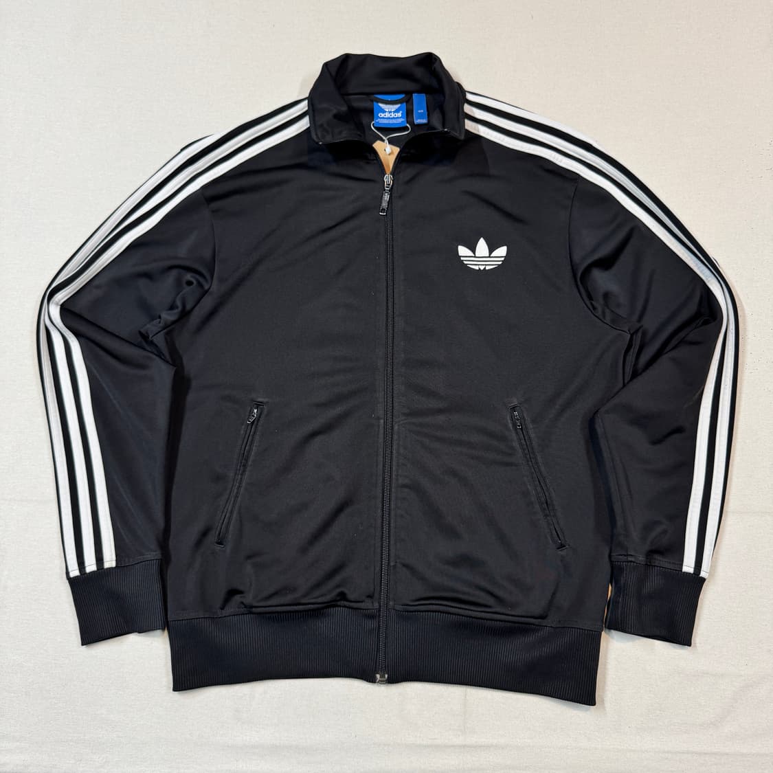 100) 아디다스 파이어버드 삼선 져지 트랙탑 집업 블랙 A12 상품이미지1