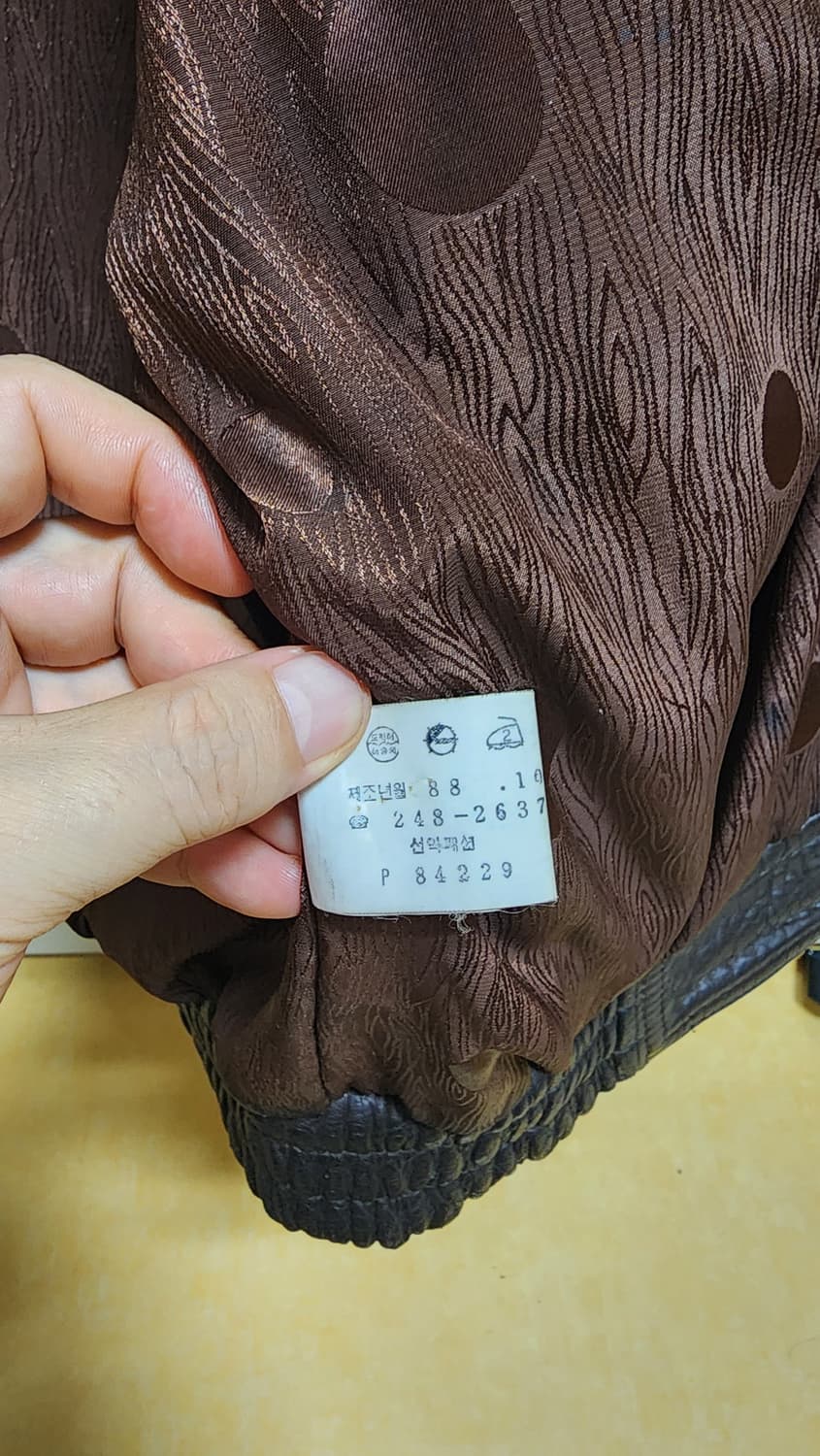 빈티지 레더 봄버 가죽 자켓 상품이미지9