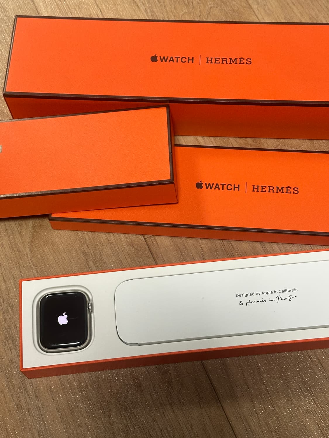 애플워치7 에르메스 45mm 풀박스 배터리80% 상품이미지1