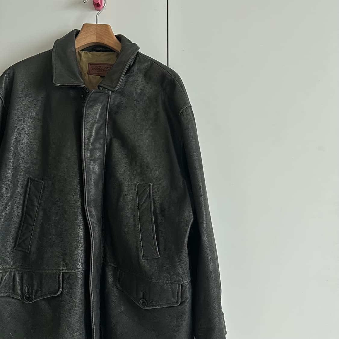 브룩스브라더스 Barn 레더 카코트 상품이미지5