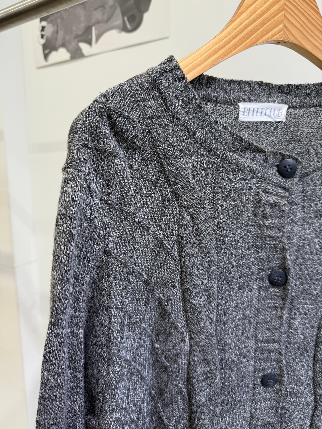 빈티지 BELLE CLUB (Made in Japan) 니트 가디건 상품이미지3