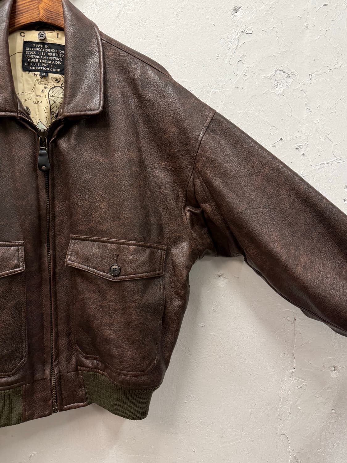 CREATION CUBE G-1 Flight Jacket 상품이미지3