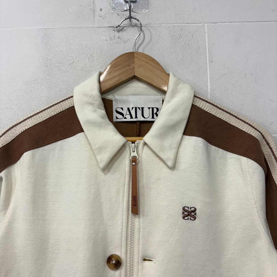 세터 로턴 칼라 트랙 집업 자켓 상품이미지2