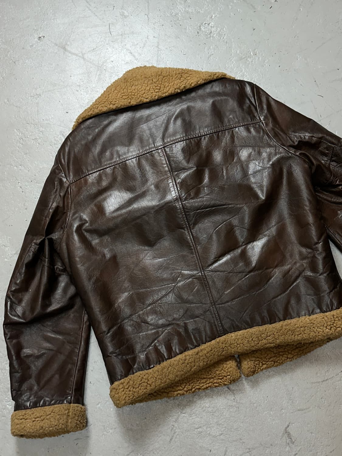 70’s 빈티지 시어스 무스탕 B3 자켓 빈티지 레더 자켓 상품이미지6