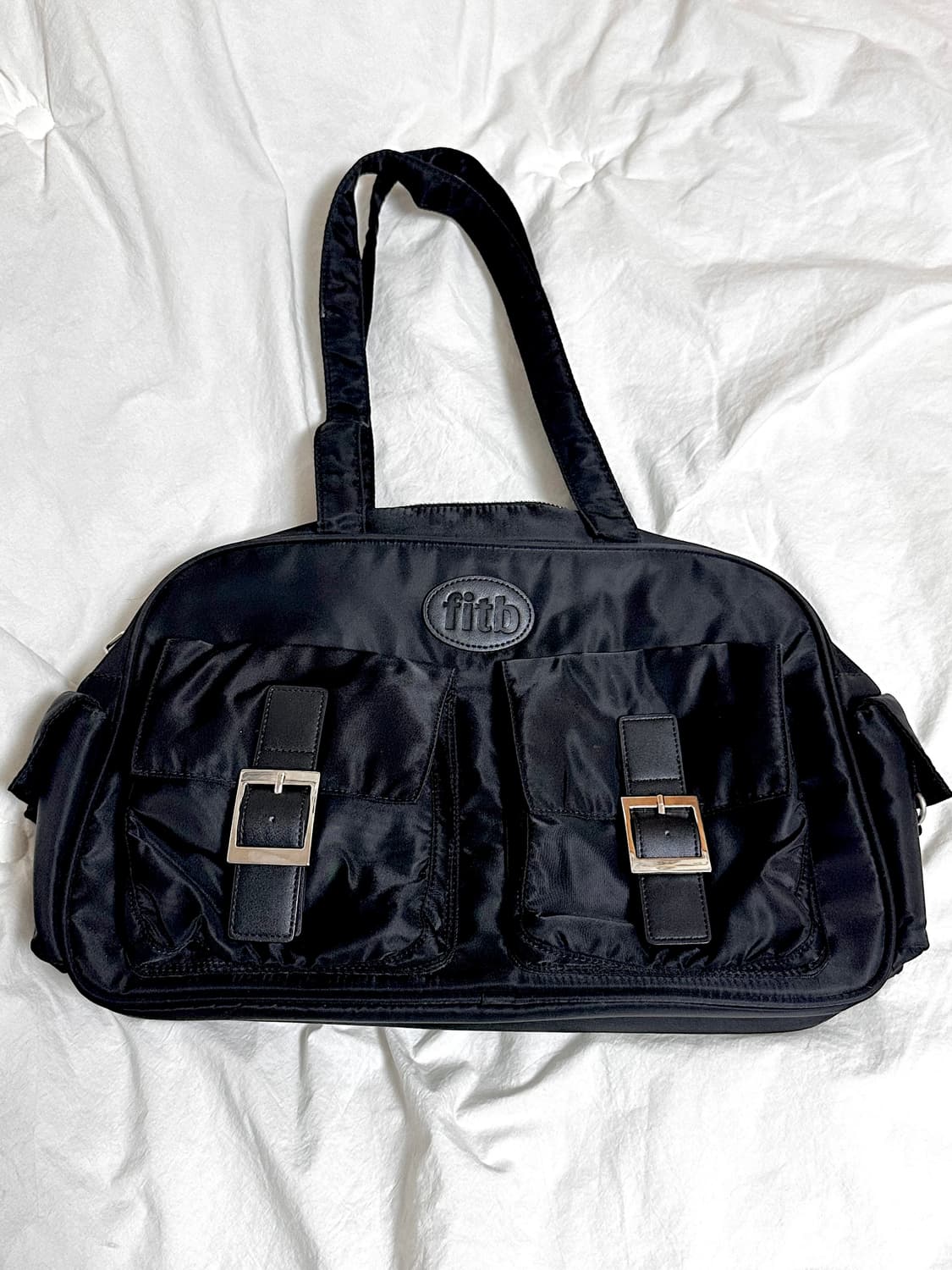 필인더블랭크 PK Shoulder Bag (nylon)(black) 상품이미지3