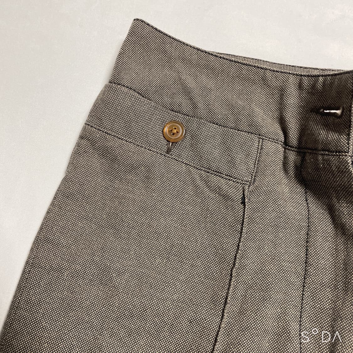 비비안웨스트우드 레드라벨 부츠컷 팬츠 브라운 상품이미지4