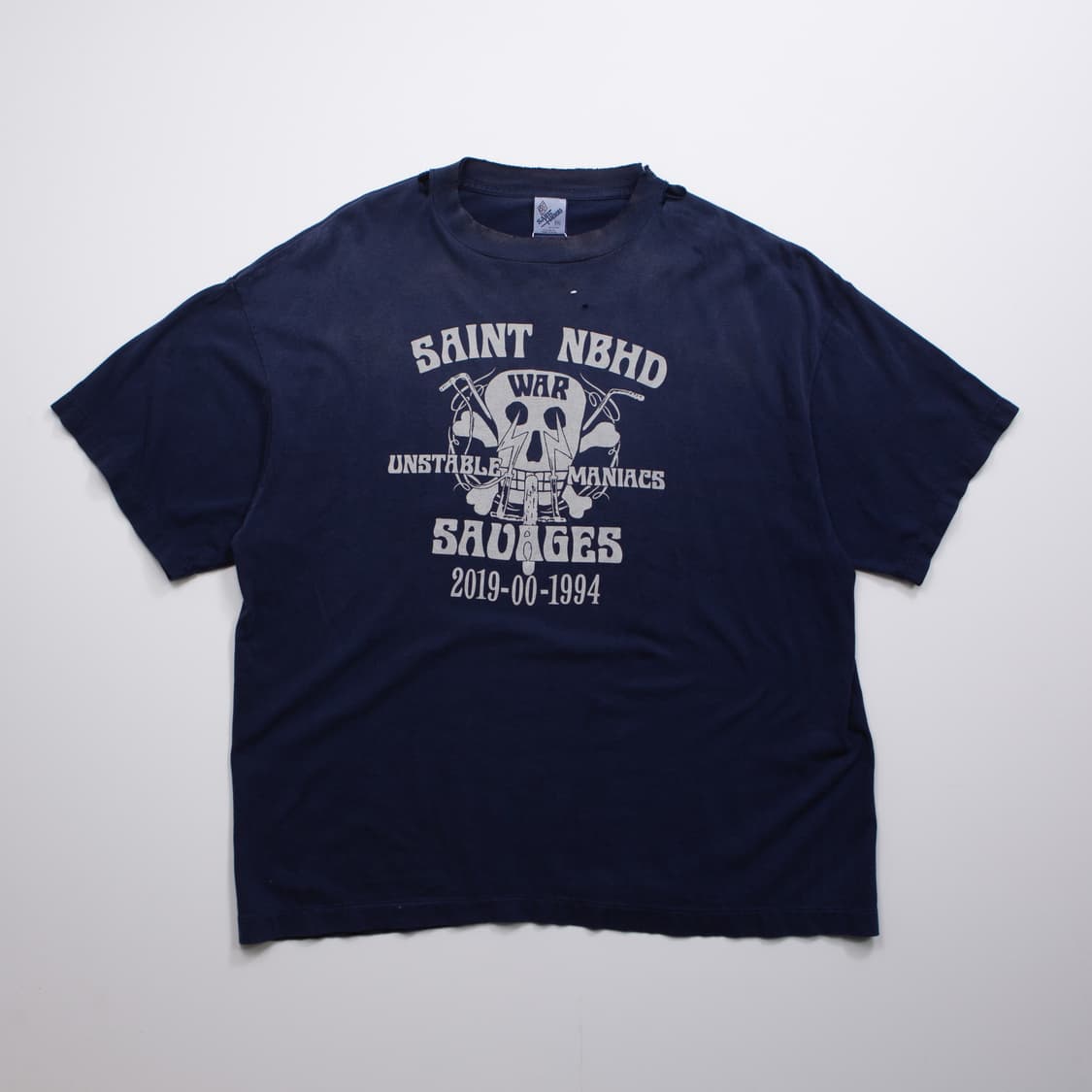 25SS 세인트 미카엘 X 네이버후드 Saint NBHD 티셔츠 상품이미지1
