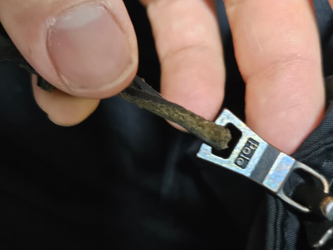 폴로랄프로렌 블랙 레더패치 헌팅 헤비다운 패딩 자켓 M 상품이미지5