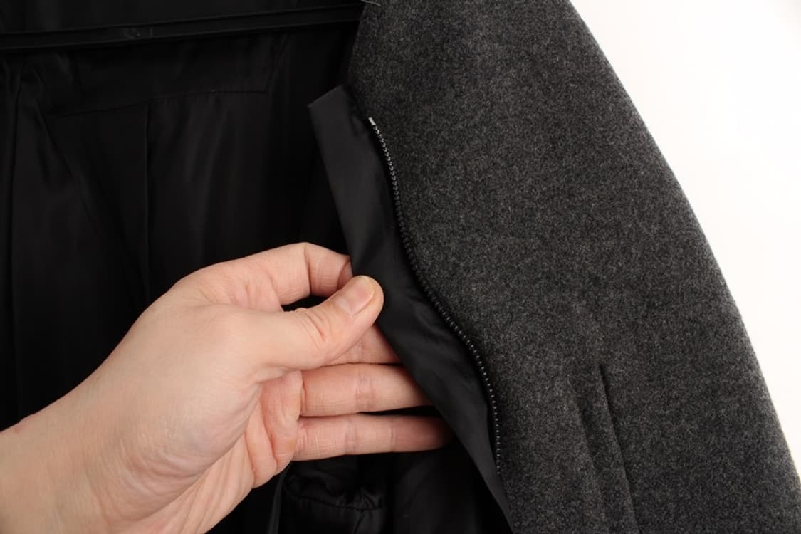 44 준지 레이어드 패딩 후드 코트 상품이미지8