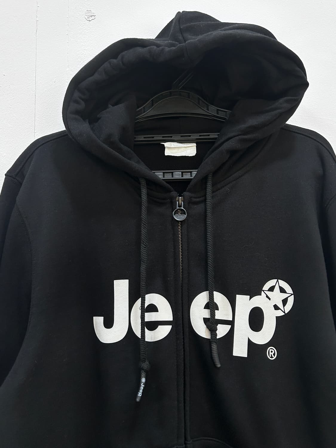 지프 Jeep 블랙 후드집업 남성 XL 105사이즈 상품이미지2