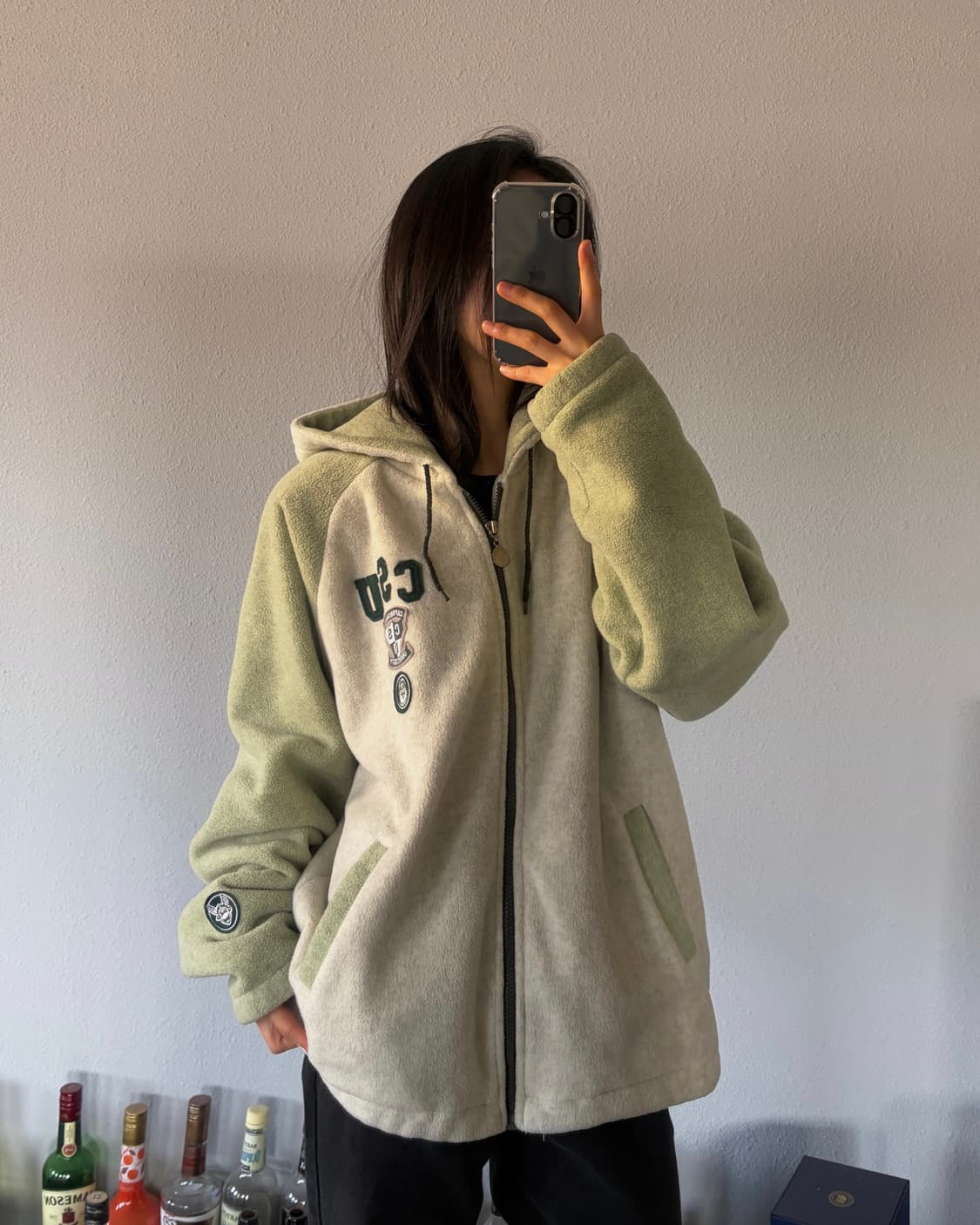 [M]캡틴산타 플리스 누빔 후드 자켓 상품이미지1