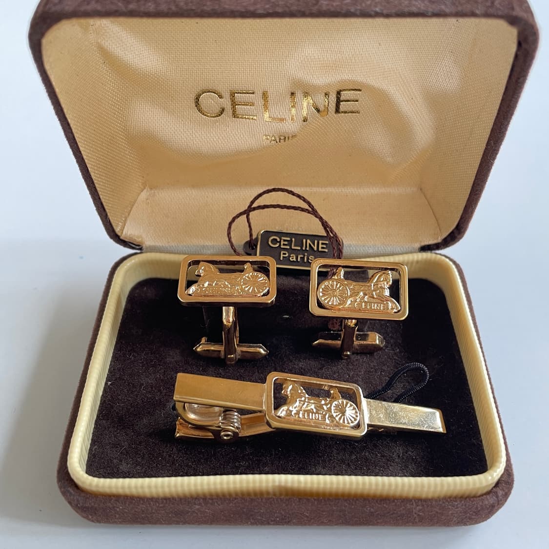 셀린느 넥타이핀 커프스링크 세트 상품이미지2