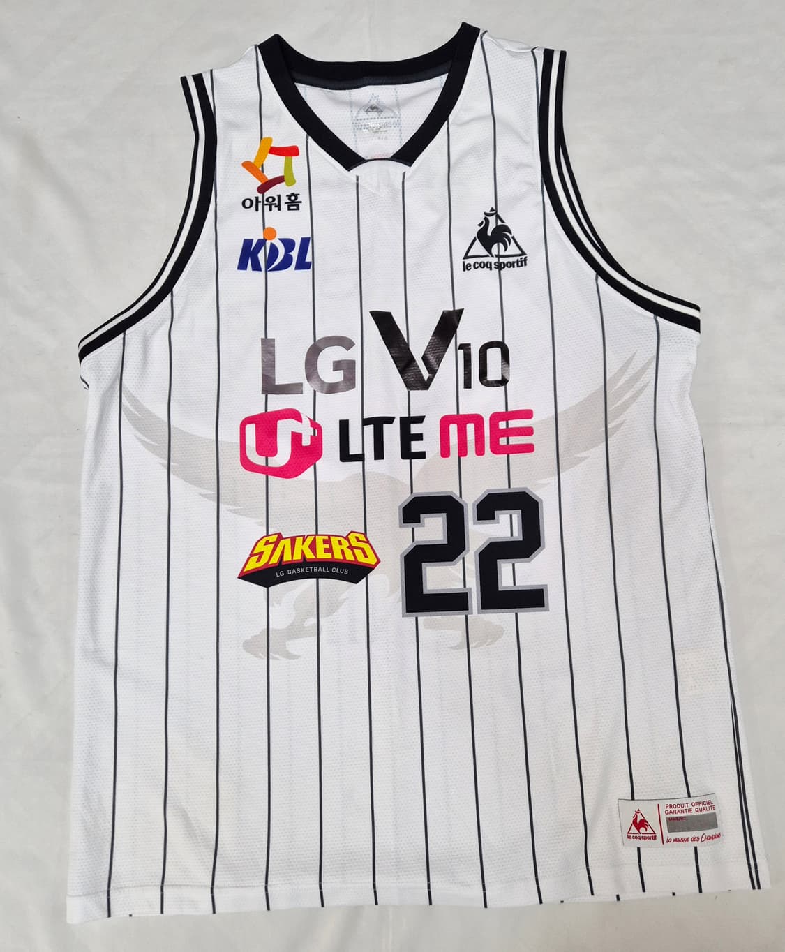 창원LG 원정 볼딘 실착 유니폼 팝니다  상품이미지1