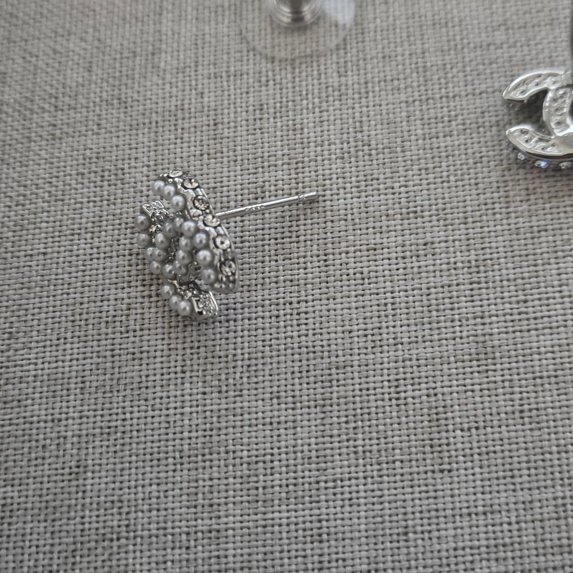 925 샤넬 빈티지 업사이클링 귀걸이 상품이미지3