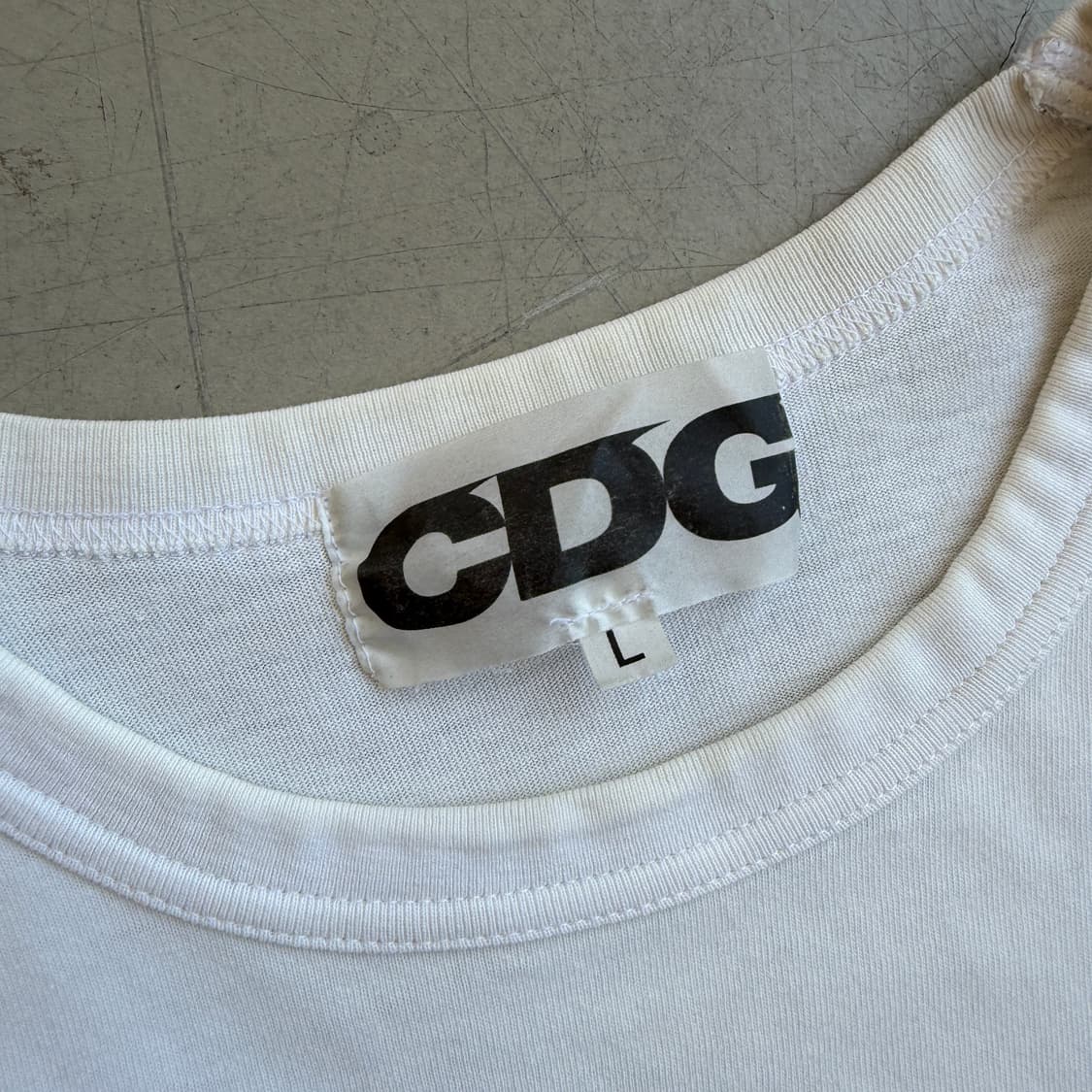 CDG x 스투시 하프 티셔츠 상품이미지6