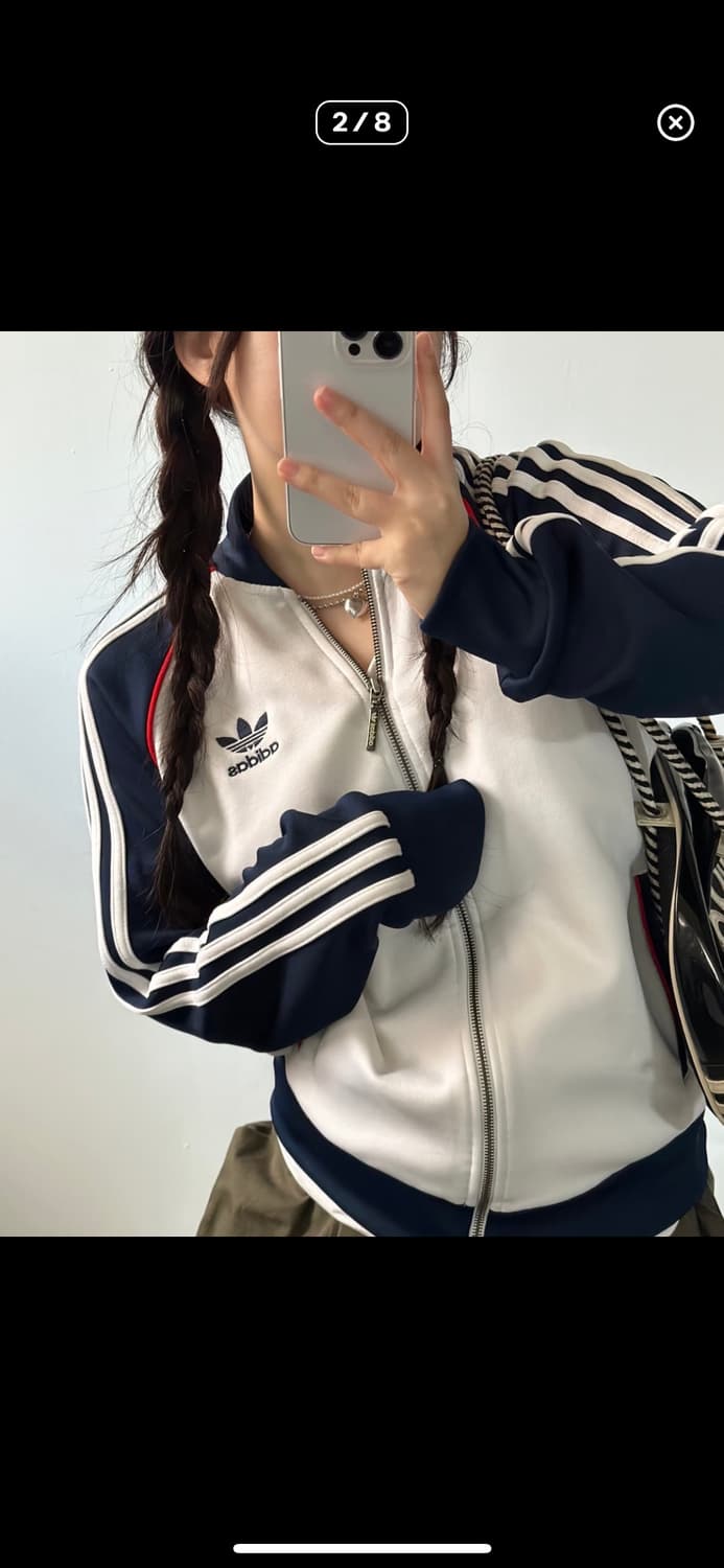 아디다스 져지 네이비 트레이닝 집업 후드 슈퍼스타 트랙탑 빈티지 나그랑 상품이미지1