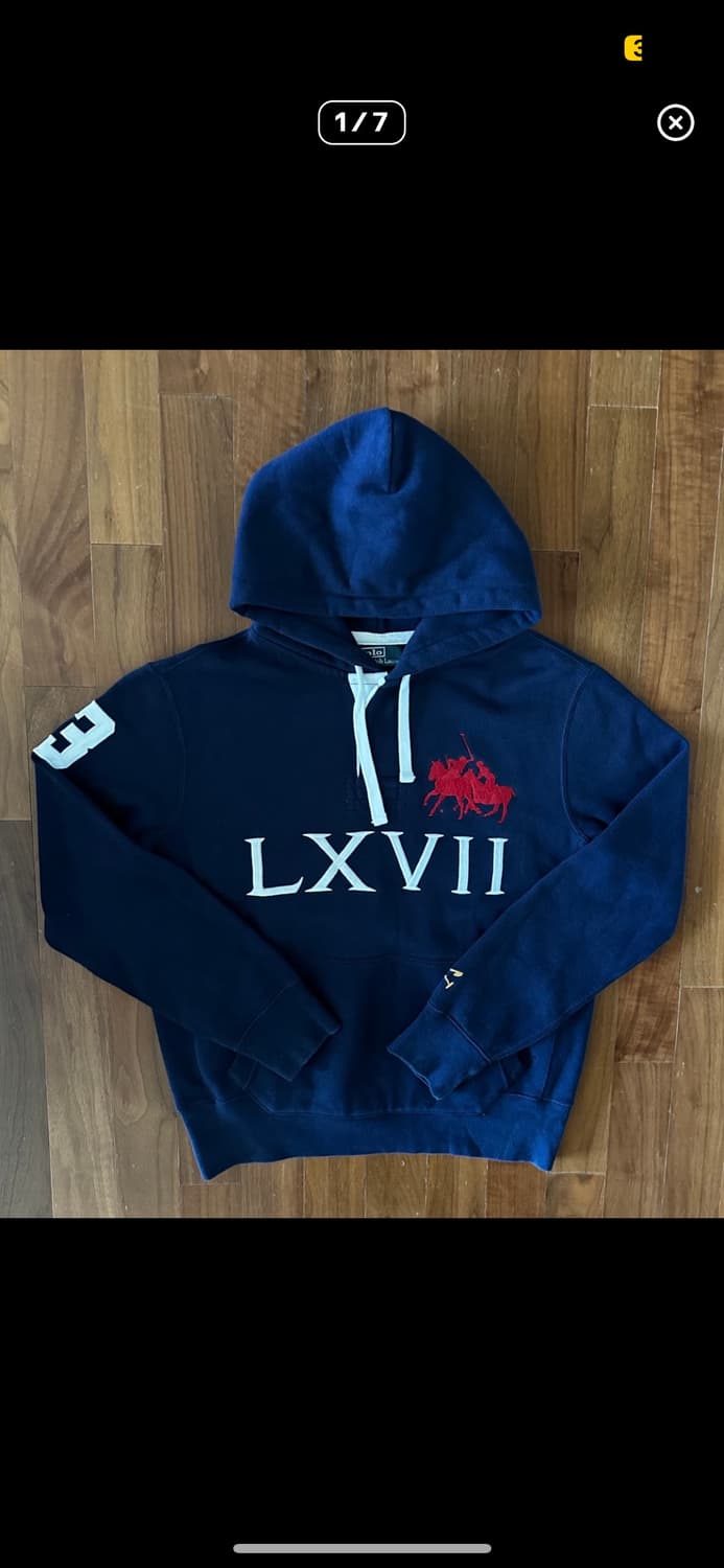 폴로 더블포니 후드 m 상품이미지1