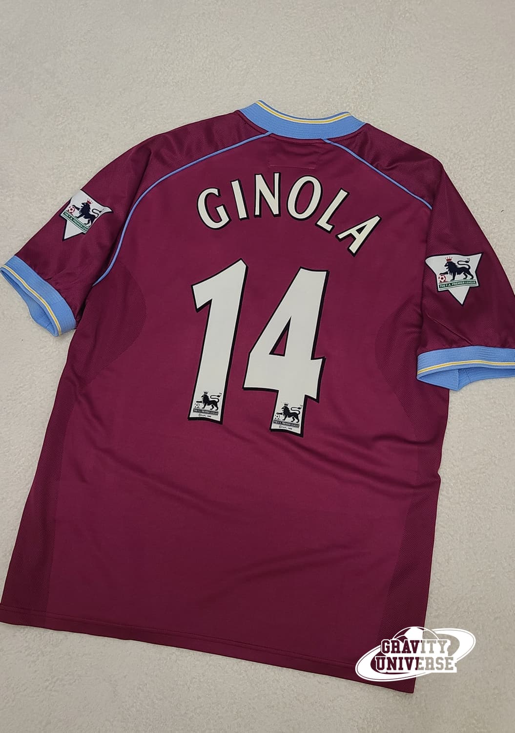 아스톤빌라 01-02 지놀라 유니폼 상품이미지1