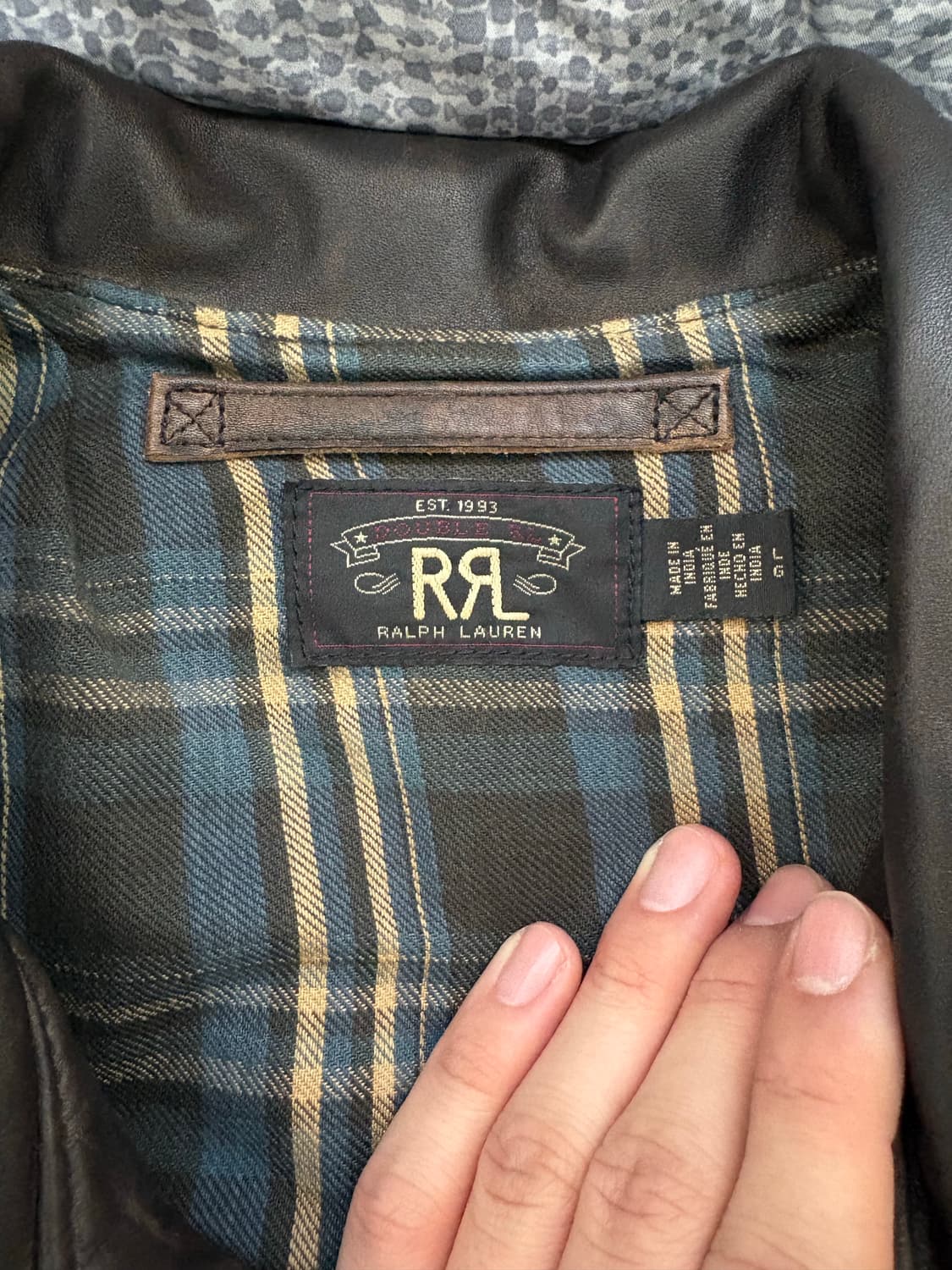 [L]더블알엘 뉴스보이 레더자켓 상품이미지2