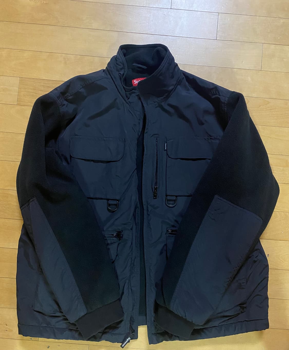 19FW 슈프림 업랜드 플리스 자켓 블랙 상품이미지1