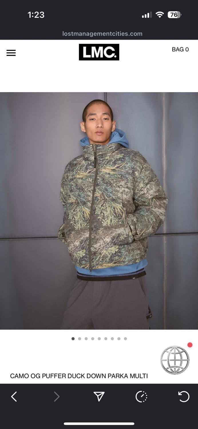 lmc 리얼트리 패딩 상품이미지2