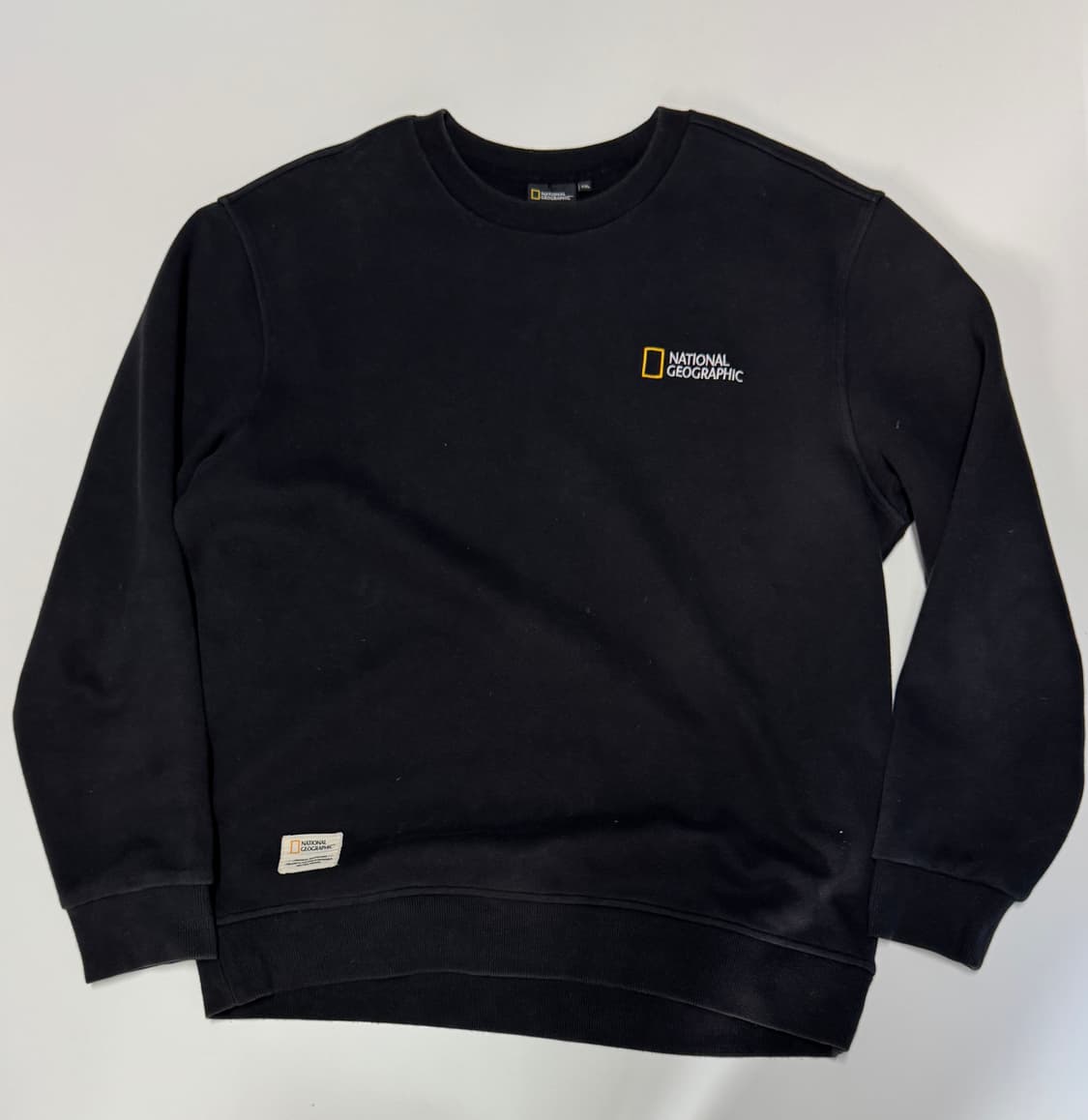 내셔널지오그래픽 트레이닝 맨투맨 2XL 블랙 상품이미지1