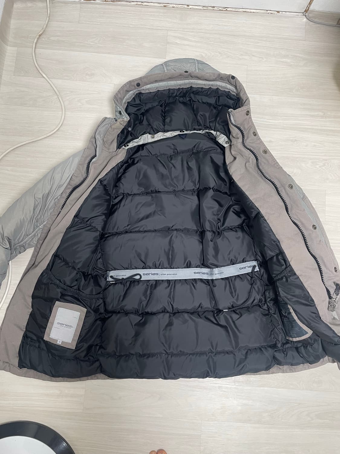 코오롱 시리즈 SERIES 나누크 구스다운 패딩 자켓 95 상품이미지2