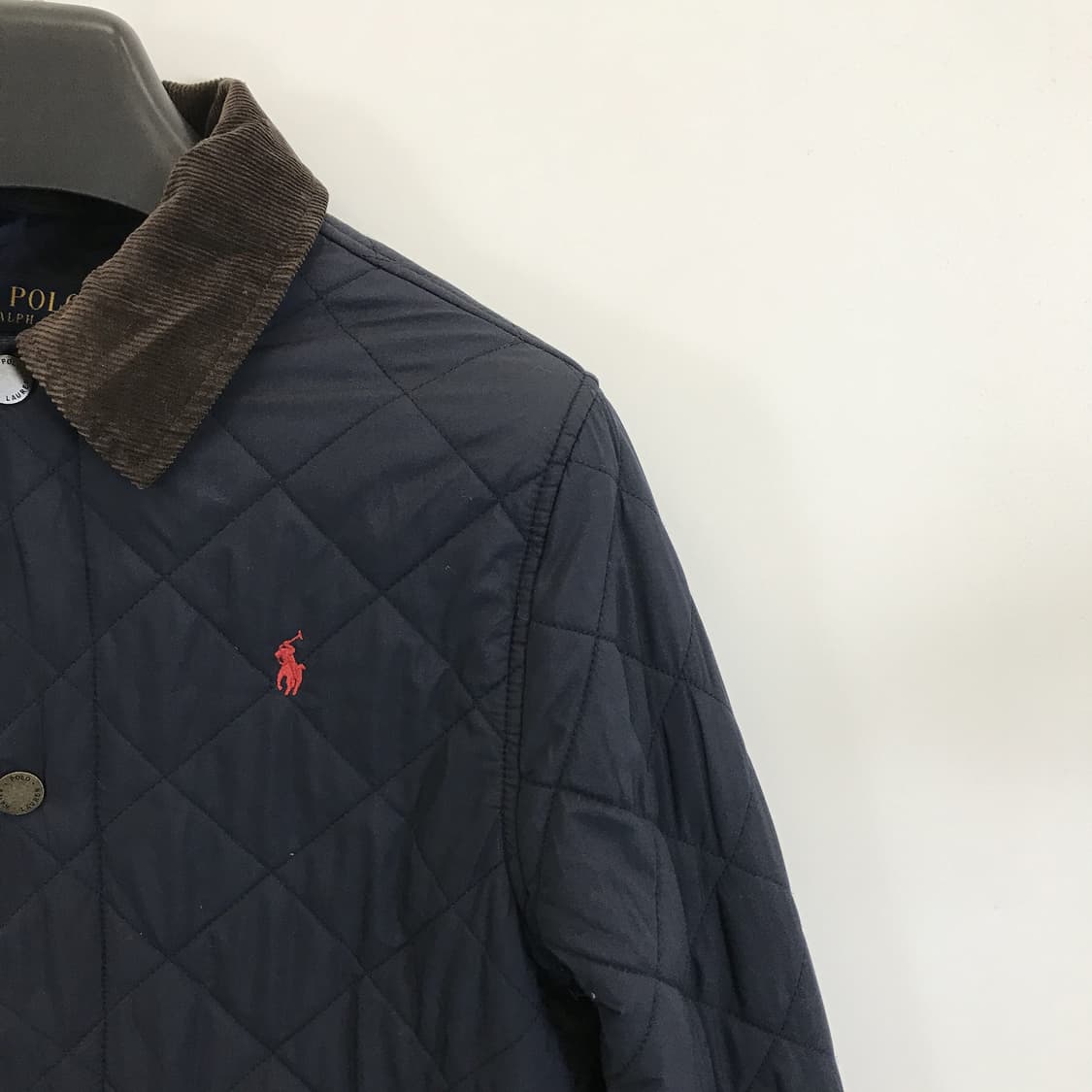 폴로 랄프로렌 카라코듀로이 퀼팅자켓 [14-16 L,55] 상품이미지2
