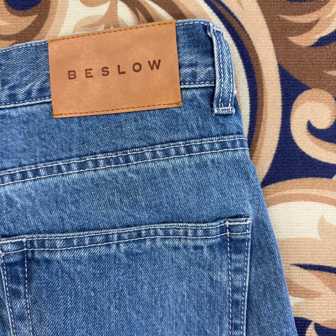 (30)비슬로우 BESLOW 원턱 데님팬츠 상품이미지6