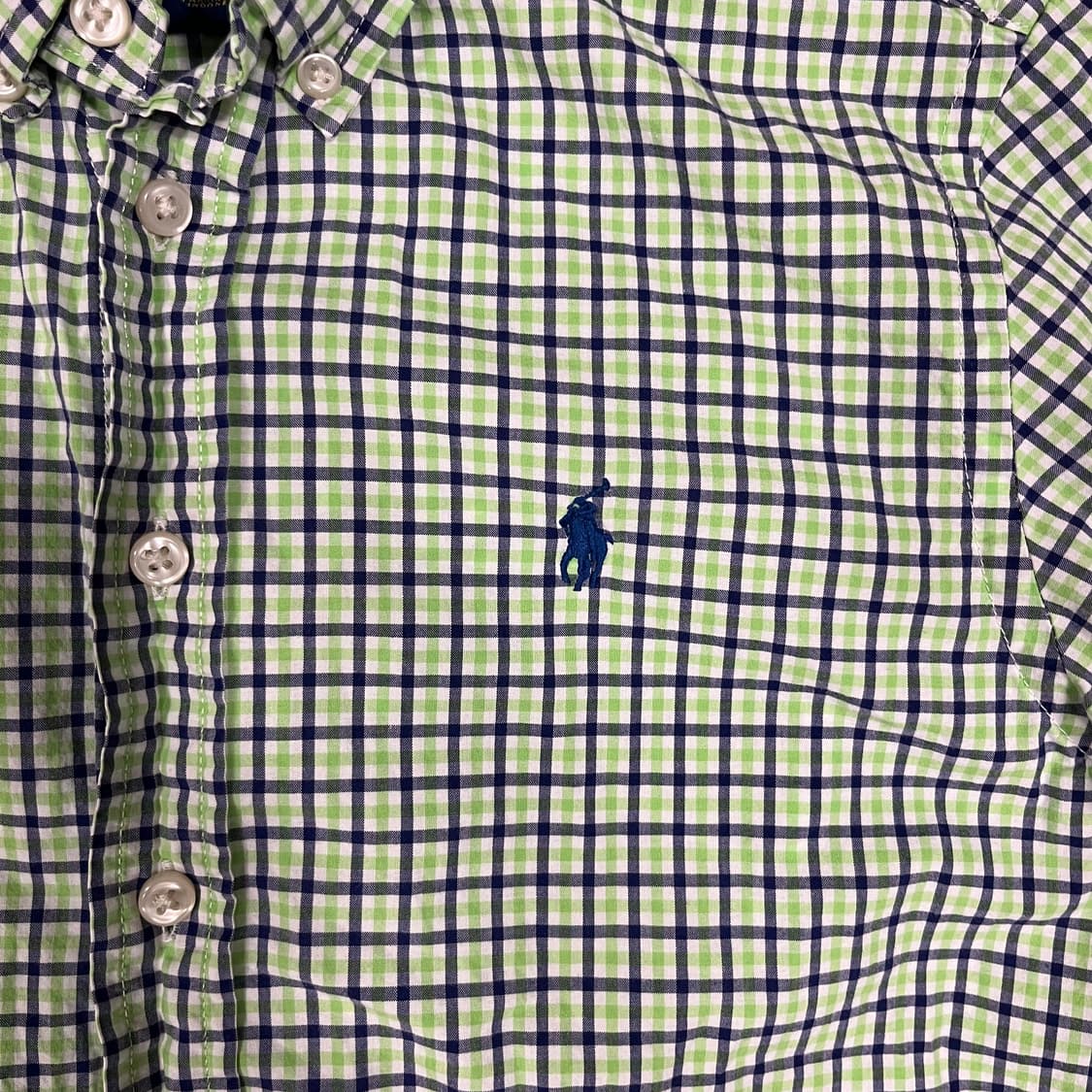 폴로 Ralph Lauren 키즈 클래식 체크 셔츠 (M 10-12) 상품이미지2