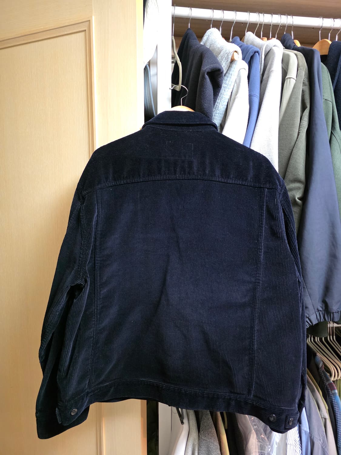 포터리 코듀로이 트러커 자켓 다크네이비 상품이미지2