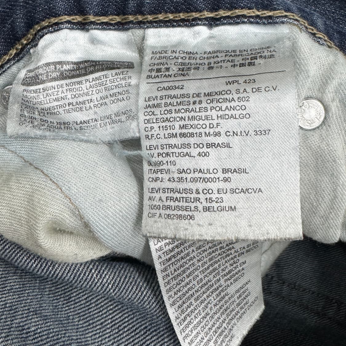 리바이스 559 새깅 워싱 스케이터 와이드 데님팬츠 상품이미지9